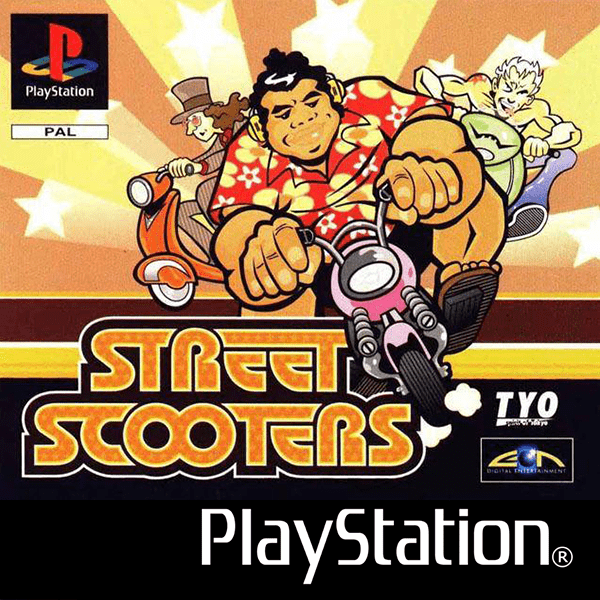 Street Scooters box art for Playstation